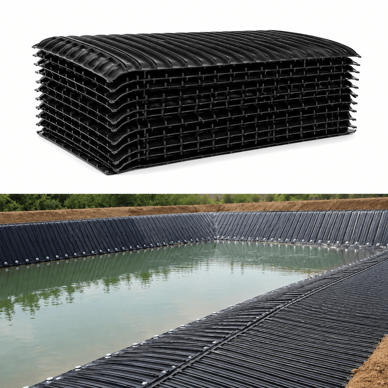HDPE T-Rib Liner Sheets 3 MPL